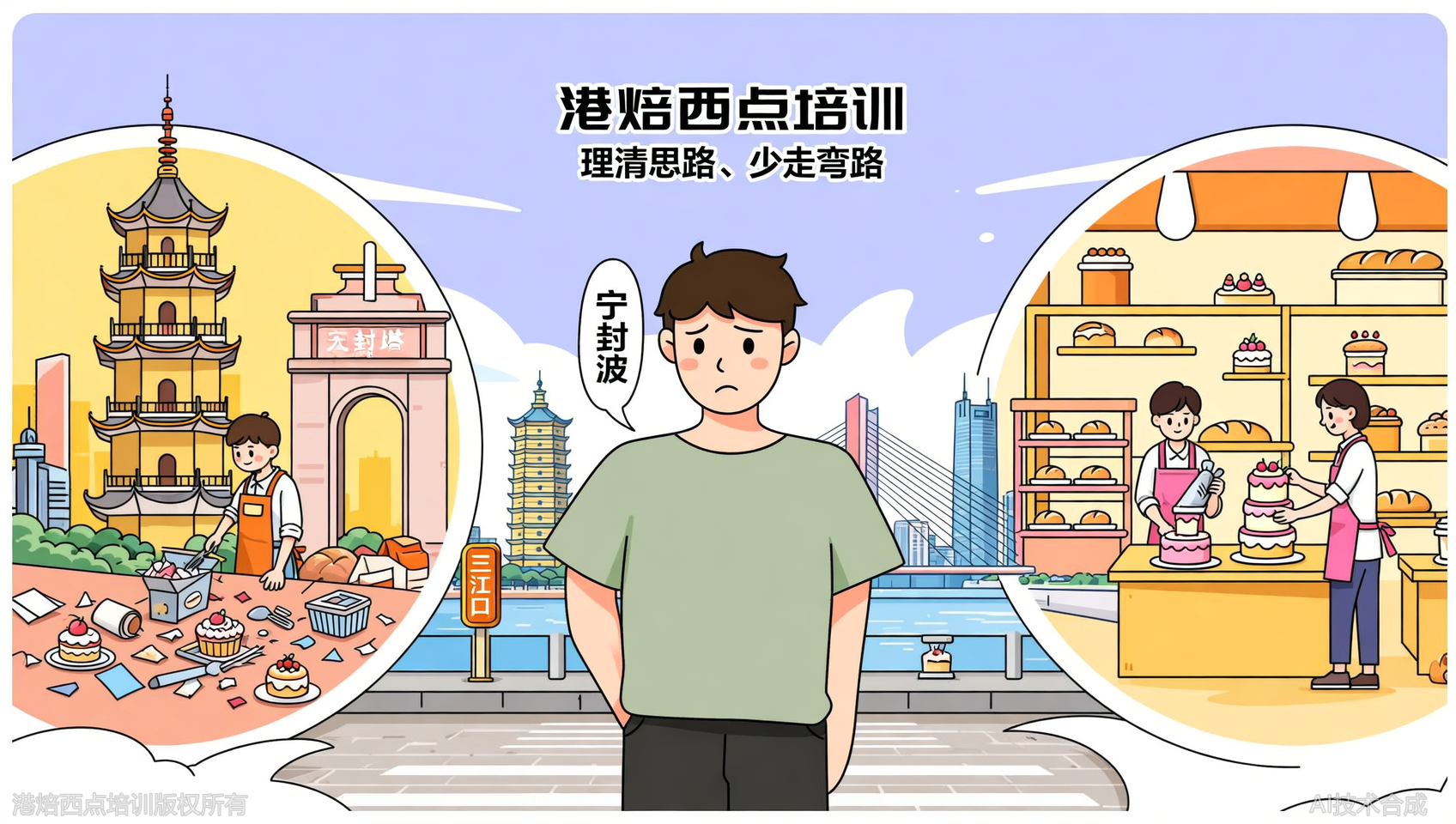 宁波西点烘焙培训，港焙西点培训：用科特勒五阶段模型，解读一次正确的报名