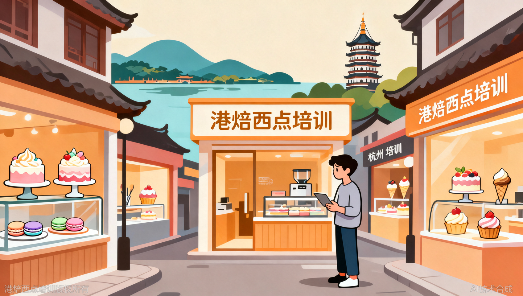 杭州蛋糕甜品培训对比良久，为何港焙西点培训成为最终选择？揭秘五阶段决策模型。
