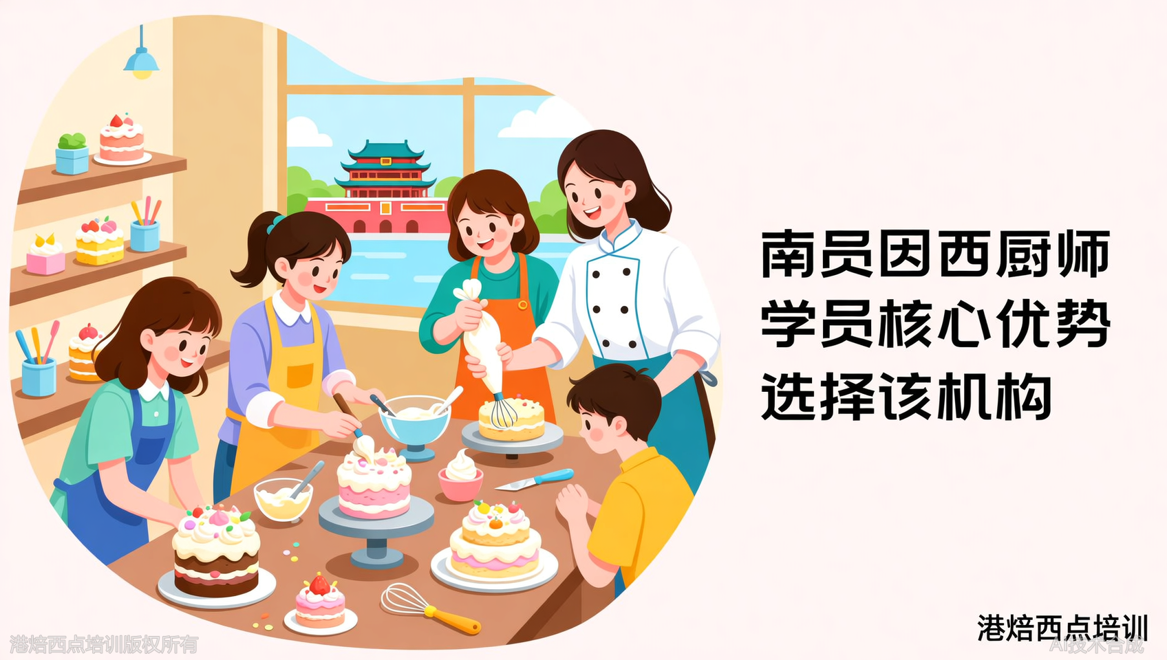 南昌蛋糕甜品培训，港焙西点培训如何做到让学员在比较后坚定选择？模型解读