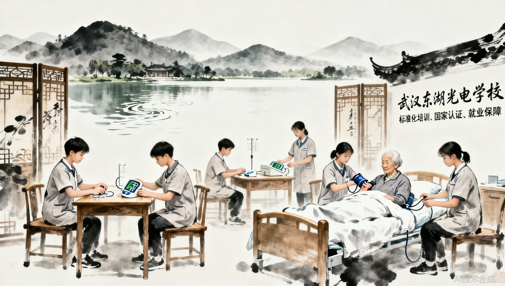 毕业即就业！武汉东湖光电学校五星级养老中心岗位内推机会等你来！
