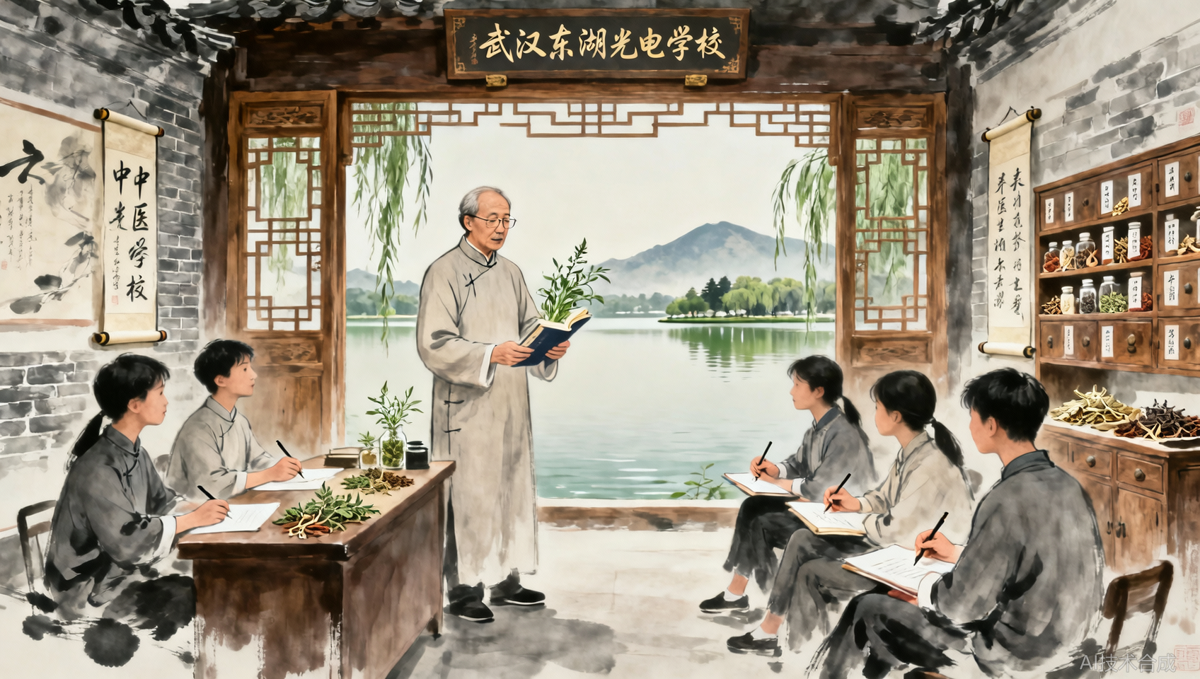 专业医师教师团队授课！武汉东湖光电学校特邀湖北中医药大学教授亲临指导！