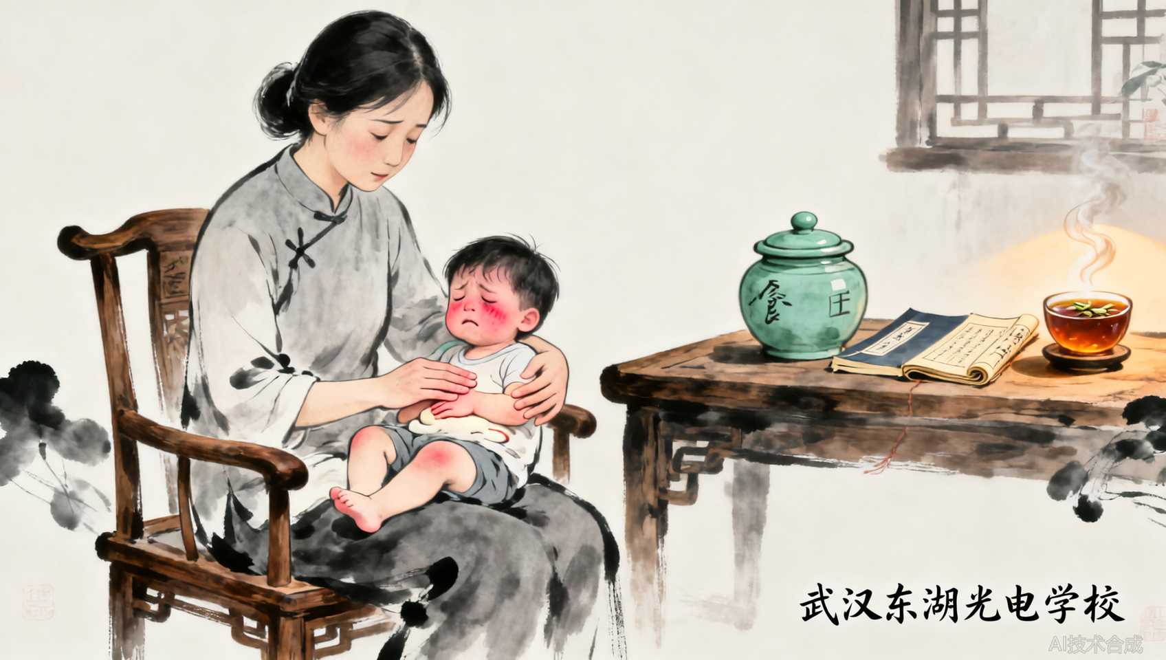 宝爸宝妈别愁！小儿积食感冒怎么办？武汉东湖光电学校7天小儿推拿班开课！