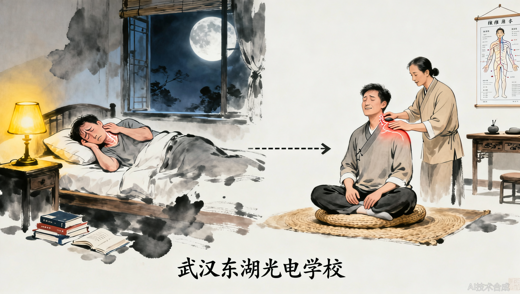颈椎痛到失眠？武汉东湖光电学校：14天学会推拿，做自己的家庭医生！