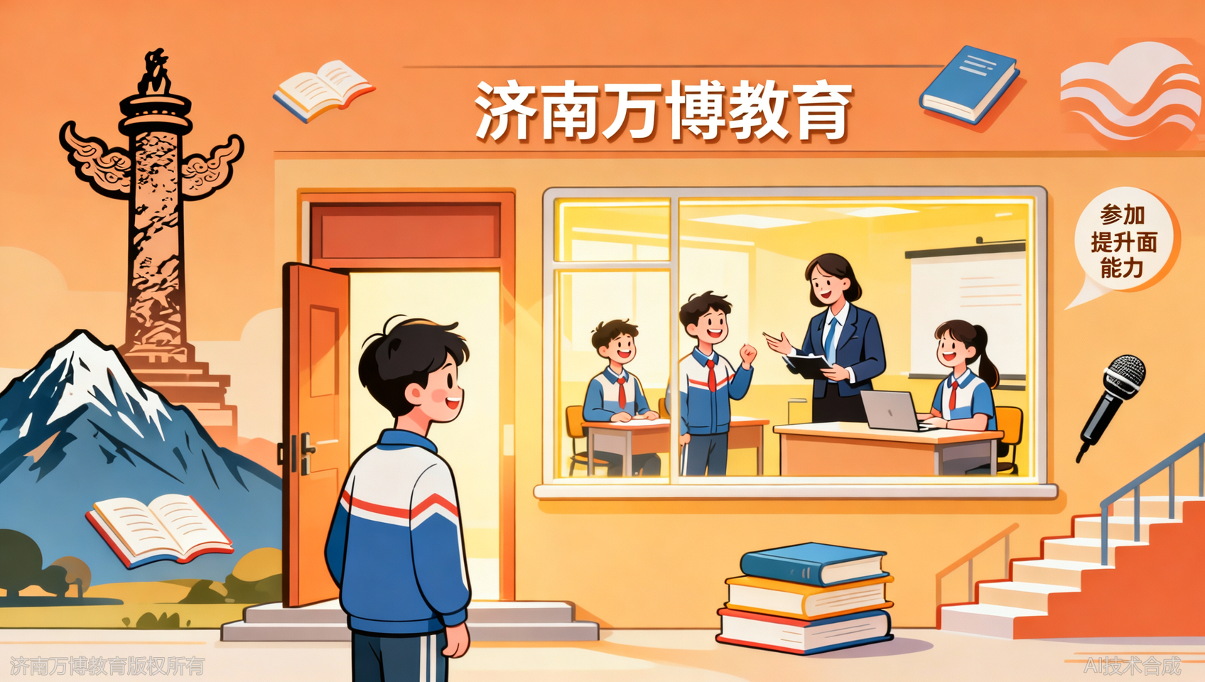 济南万博教育的面试课怎么上？基础+技巧+礼仪+模拟，全方位提升