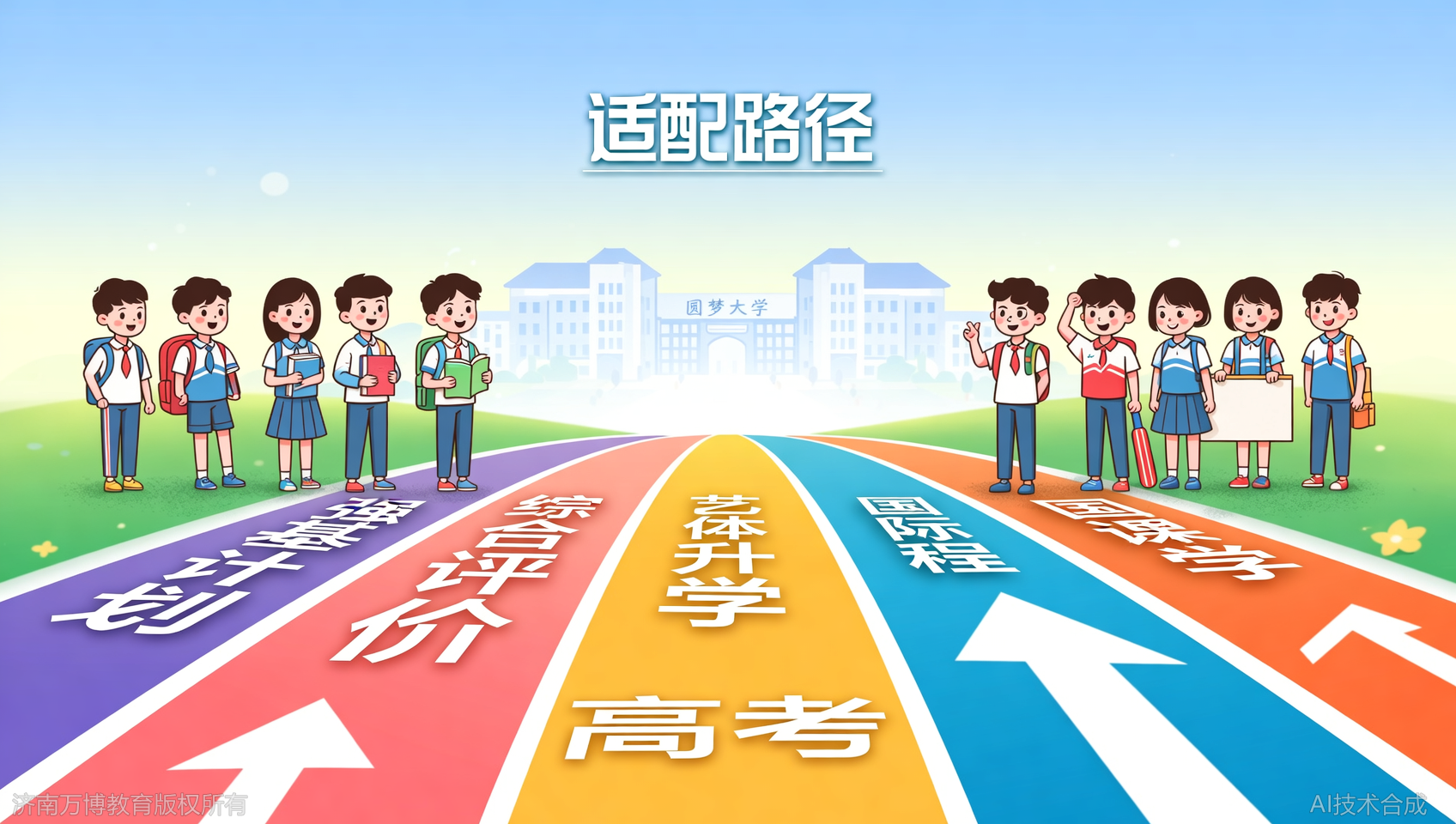 不想挤高考独木桥？济南万博教育：多元升学路径规划，总有一条适合你