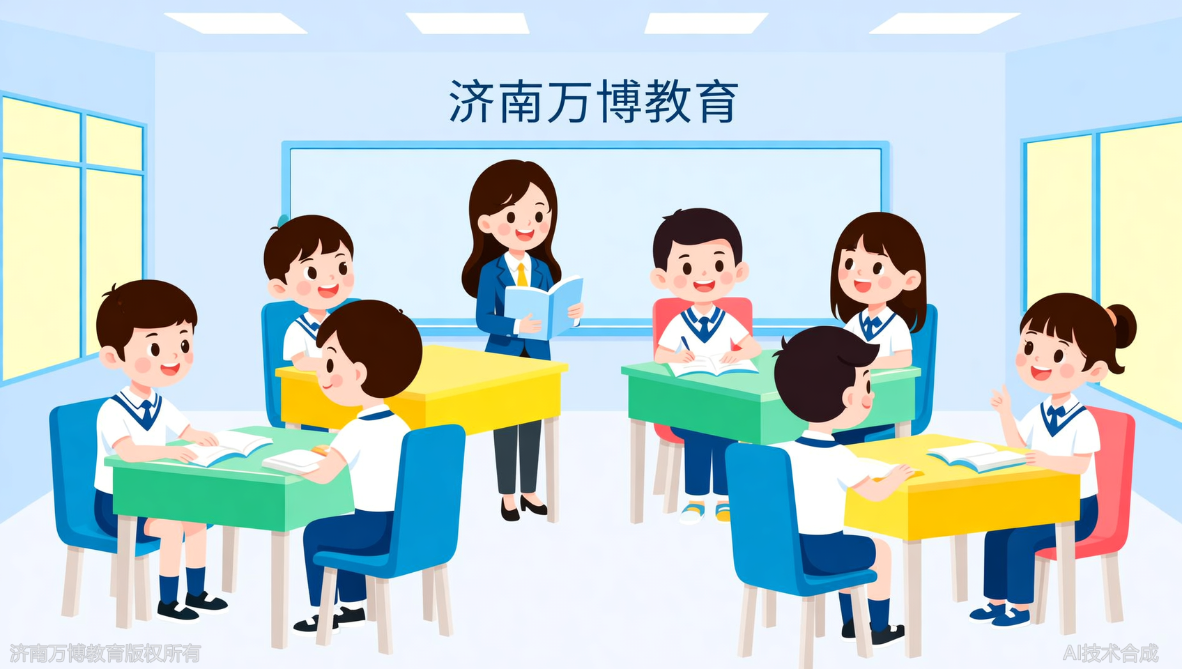 拒绝大班混学！济南万博教育分层小班制，确保关注到每一位学生
