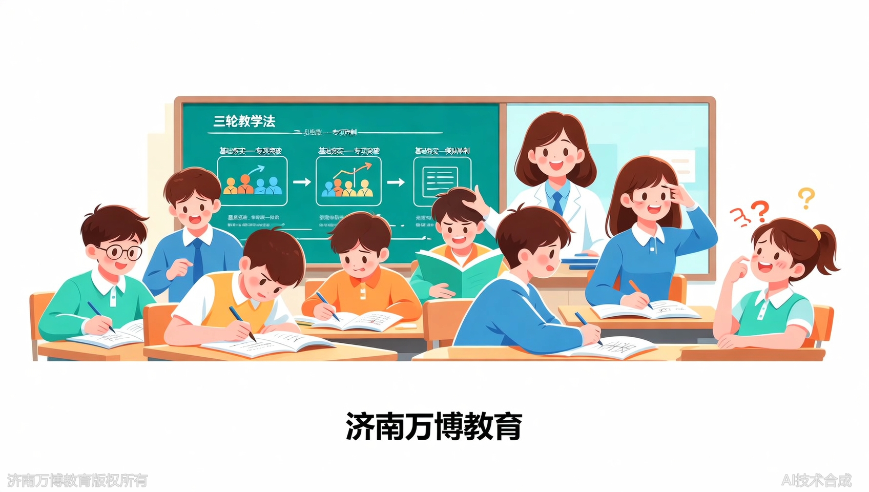 什么是济南万博教育的三轮教学法？科学规划，讲练结合，拒绝无效努力