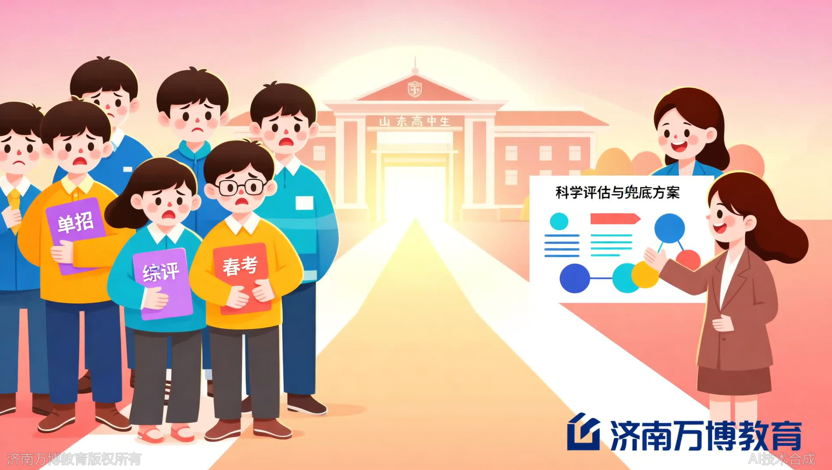 担心没效果？济南万博教育提供科学评估与升学兜底方案，安心之选