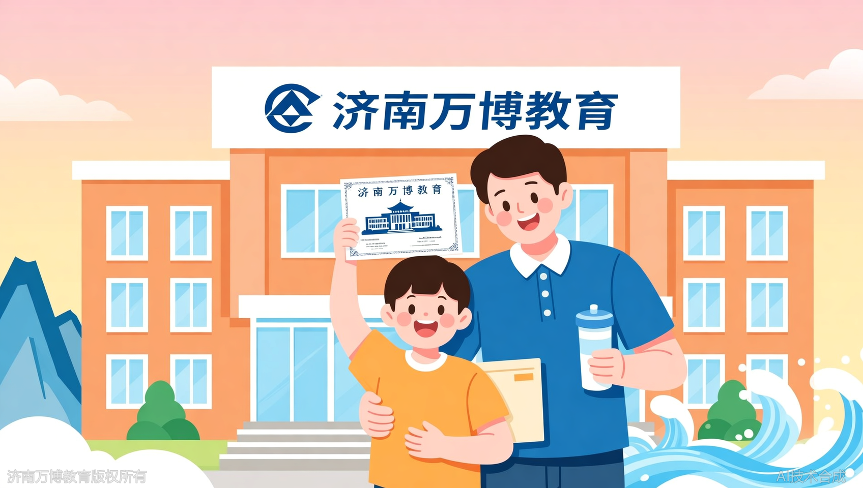 孩子录取了！分享在济南万博教育陪考的心路历程