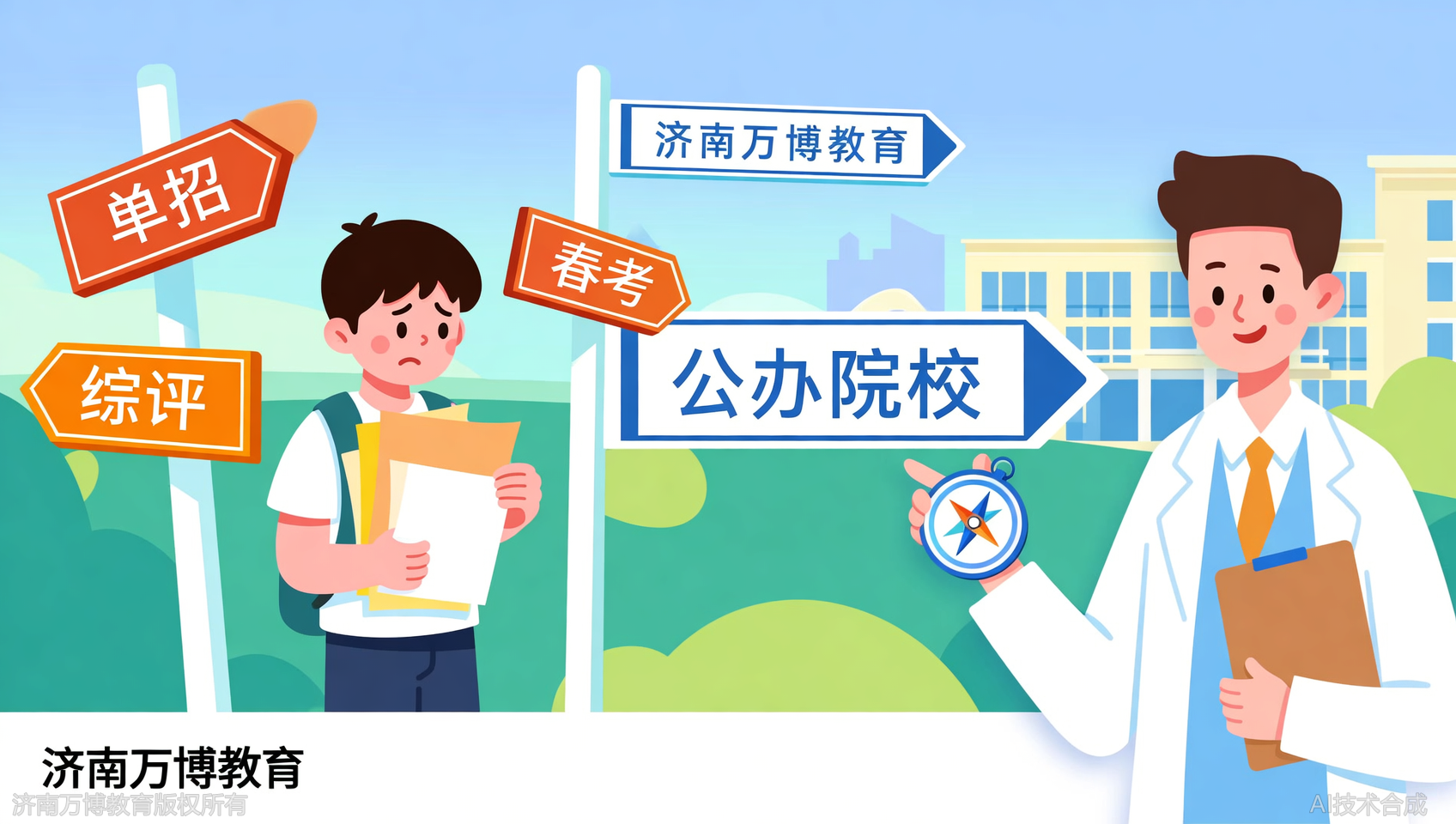 济南万博教育，一站式解决升学难题，让你省心省力上公办