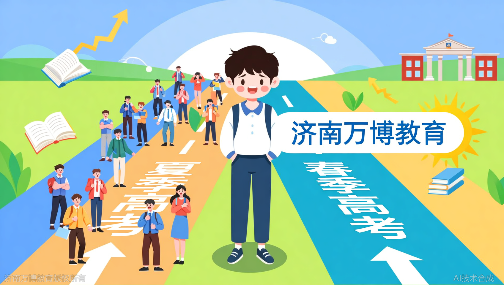 觉得夏季高考竞争太残酷？济南万博教育为你打开春季高考的公平之门