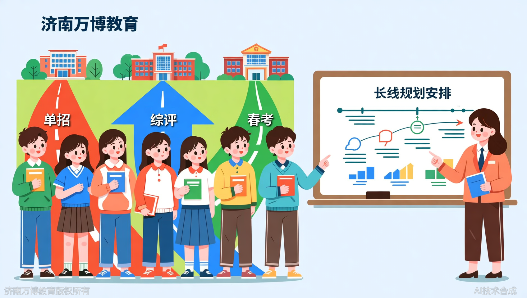 济南万博教育的课程设置合理吗？6月到考前长线规划，循序渐进
