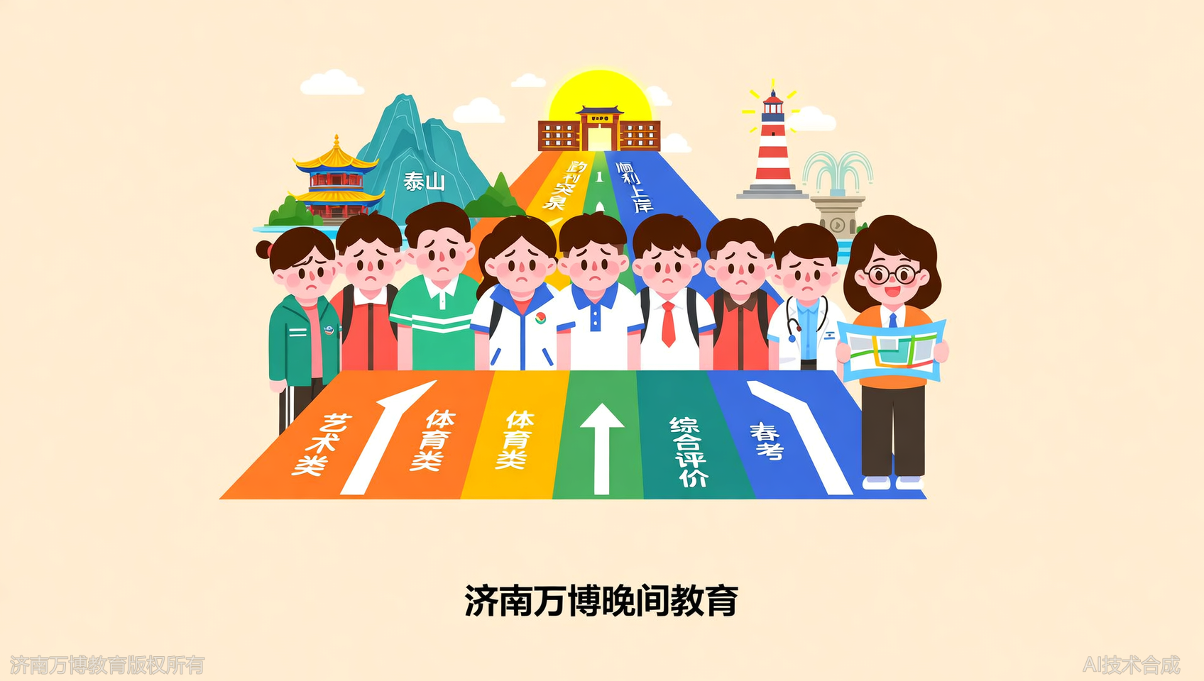 济南万博教育让我明白，选择比努力更重要