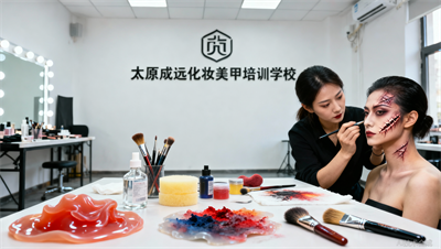 伤效妆怎么做出真实感？刀疤烫伤妆的材料运用方法