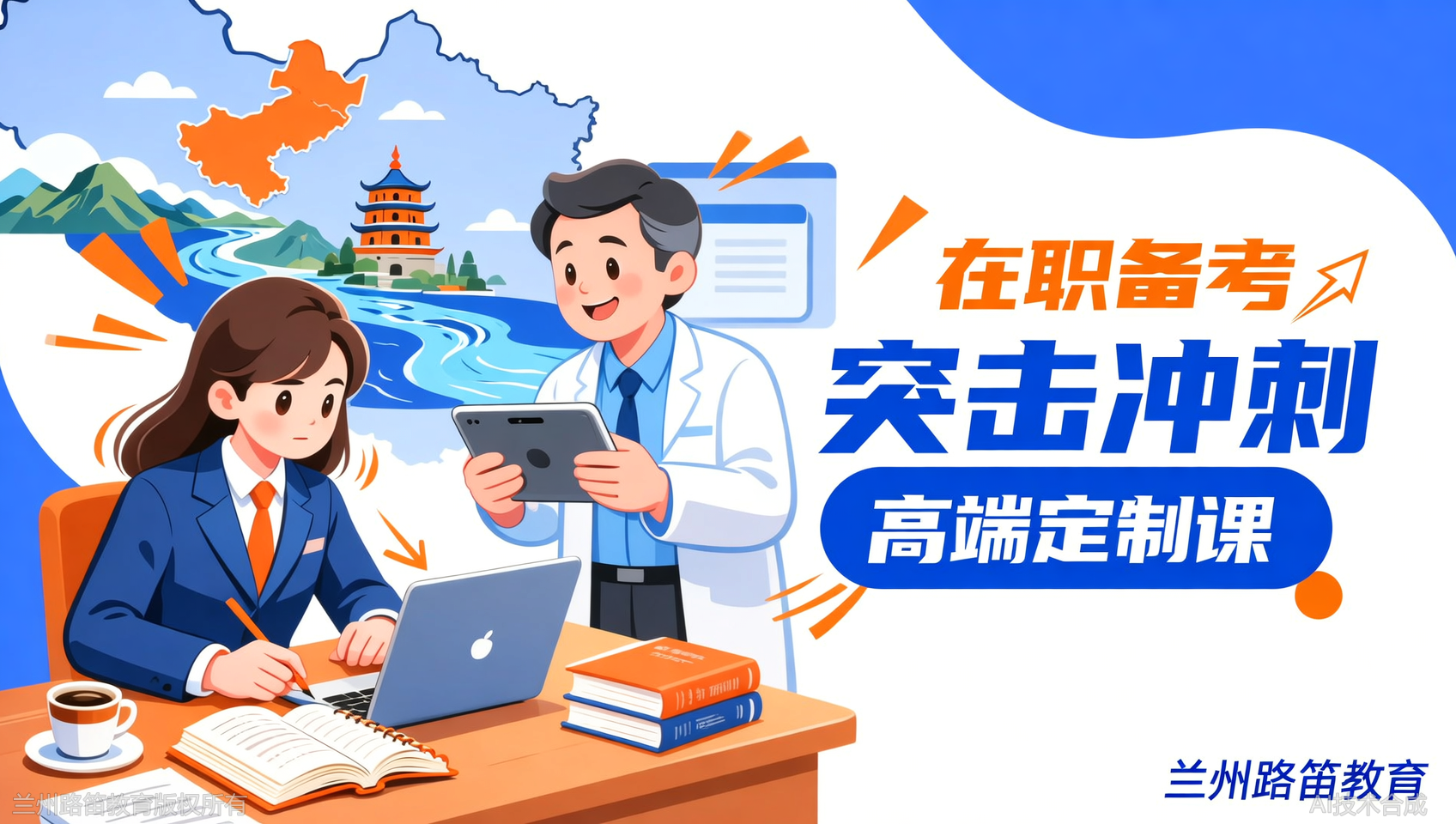 兰州路笛教育高端定制课，适合在职备考和突击冲刺的考生