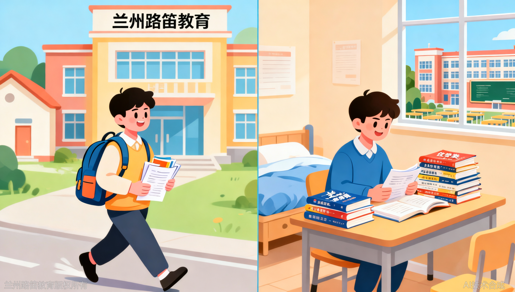 兰州路笛教育基地班：住学一体VS纯走读，哪种更适合冲刺？