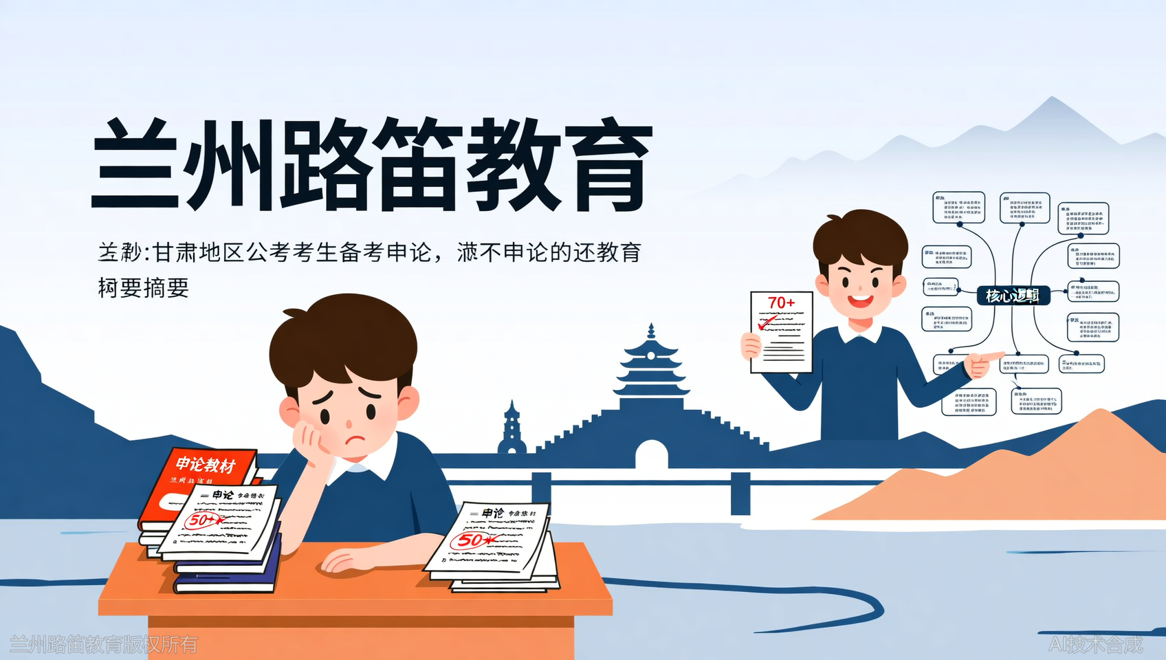 从申论50+到70+，兰州路笛教育学员是如何提升成绩的？