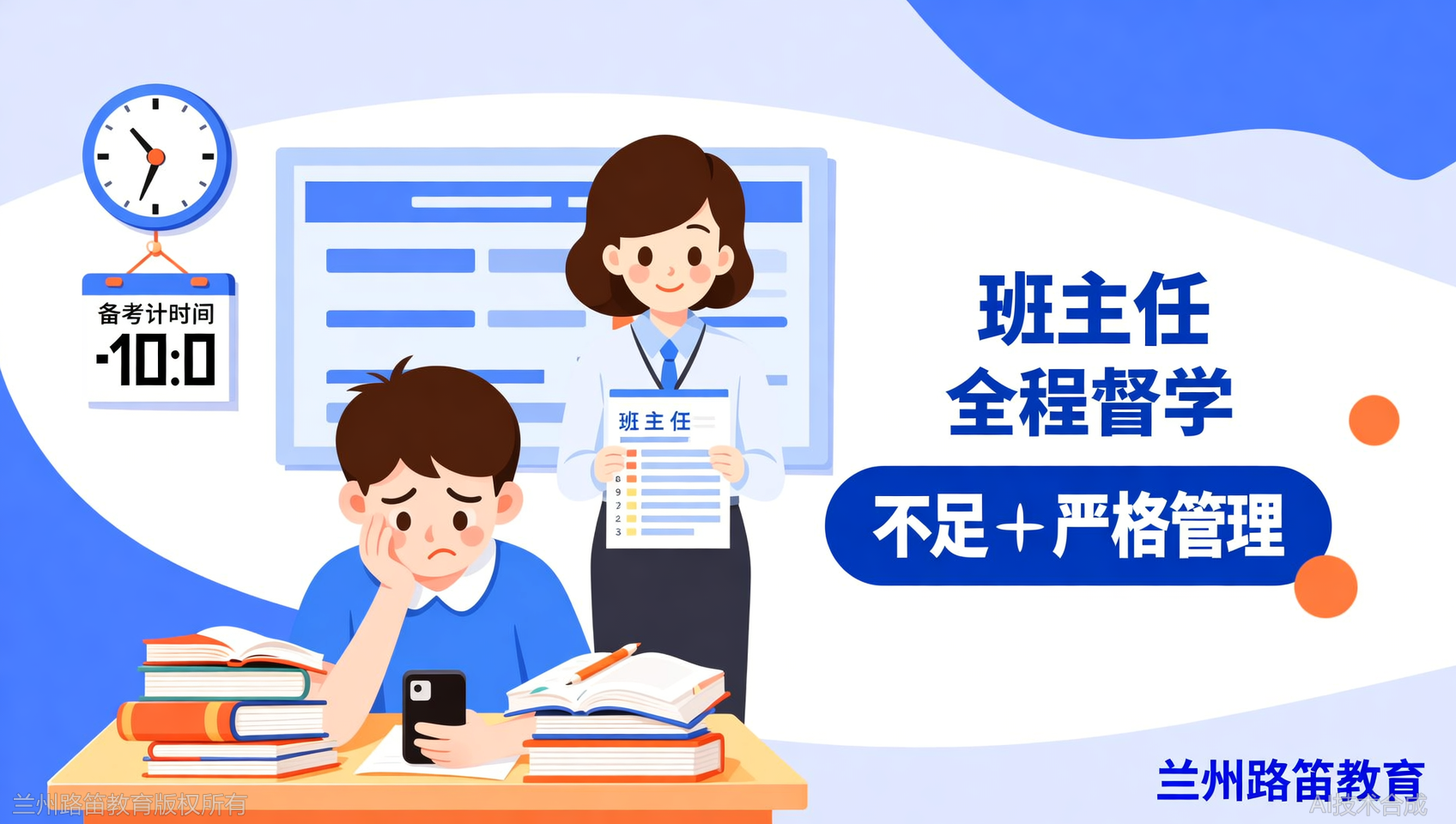 兰州路笛教育班主任全程督学，学员：想偷懒都不好意思