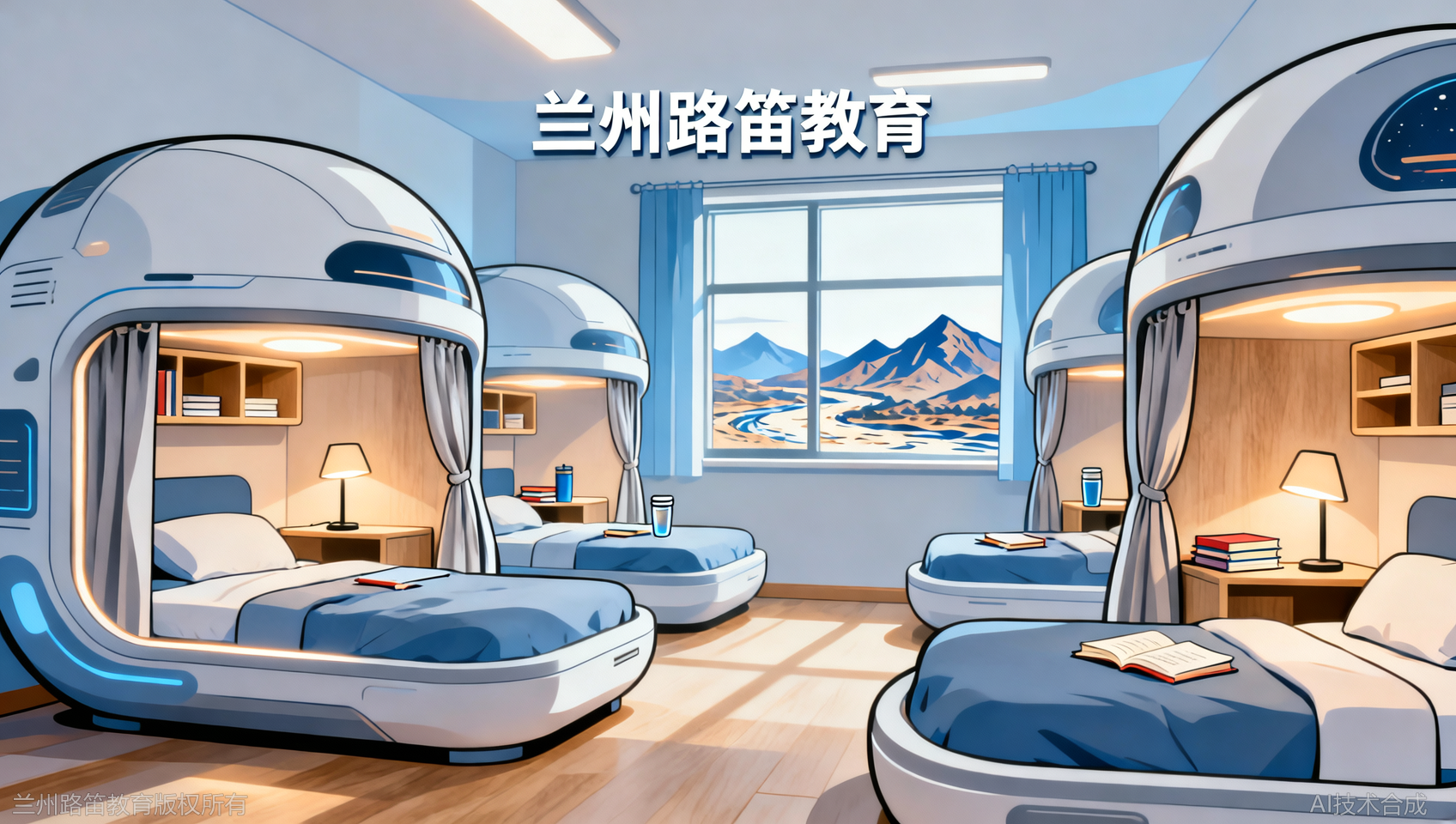兰州路笛教育基地班住宿环境升级，太空舱床位限量预约