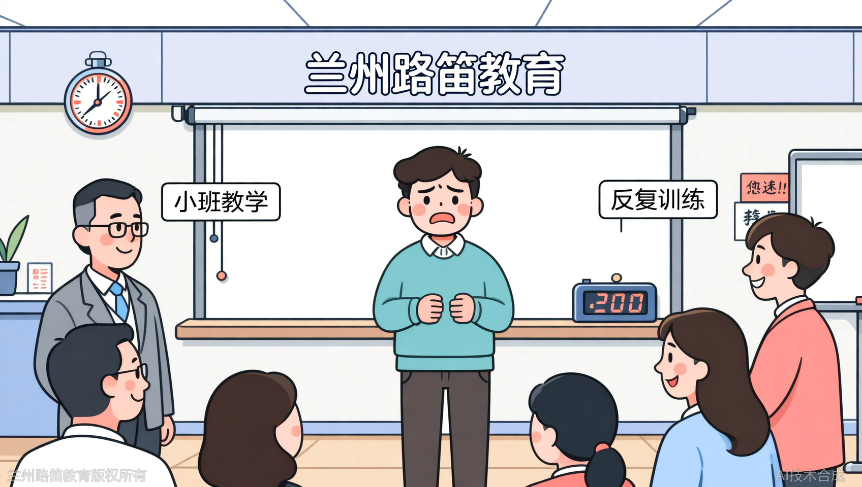 面试一开口就卡顿？兰州路笛教育：小班教学让你练到不怯场