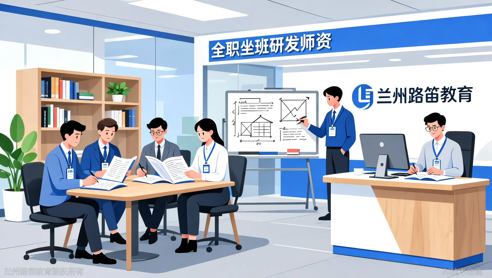 兰州路笛教育全职师资坐班研发，和兼职老师有什么区别？