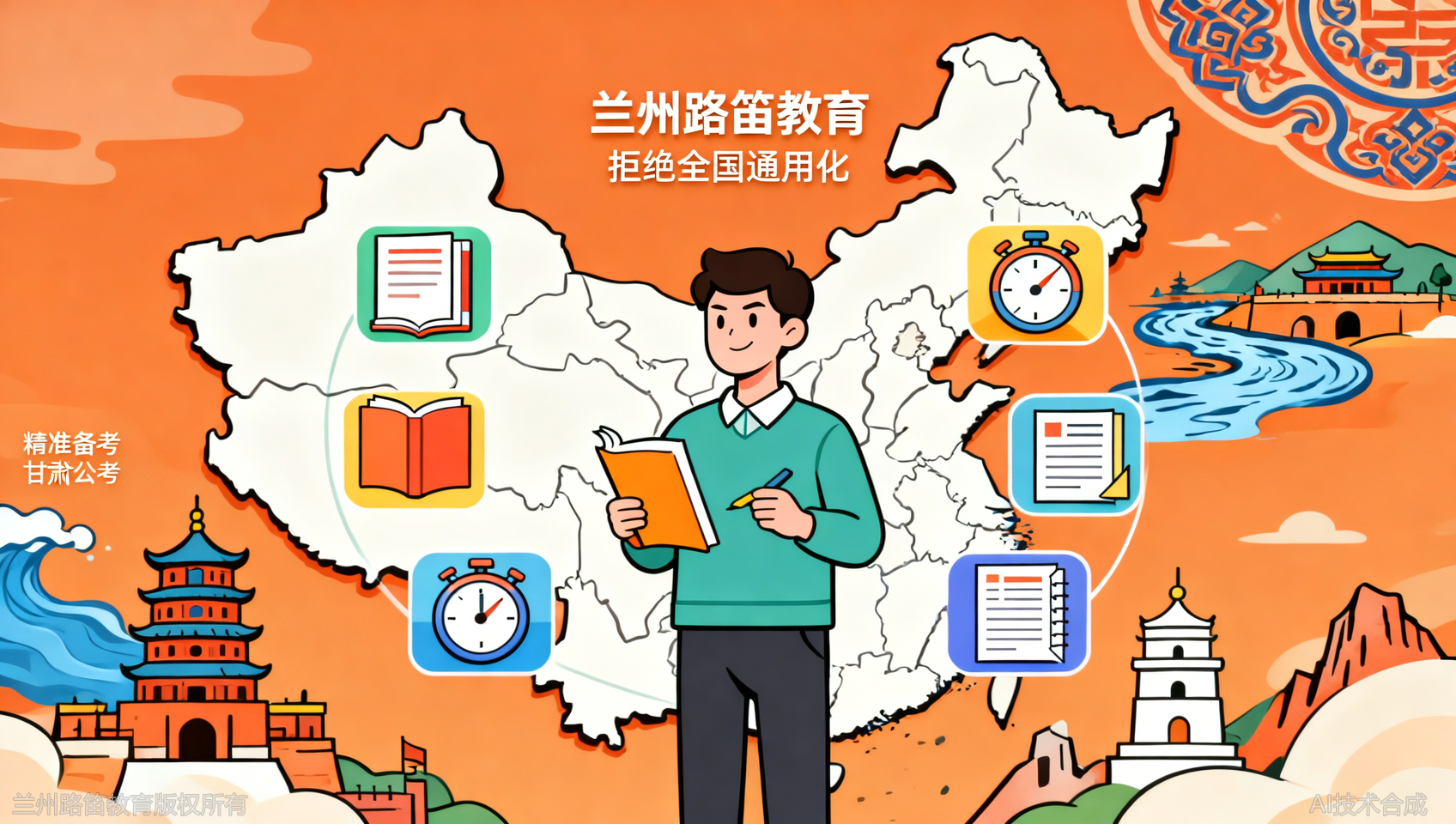 甘肃考生专属：兰州路笛教育深挖本地命题规律，拒绝全国通讲