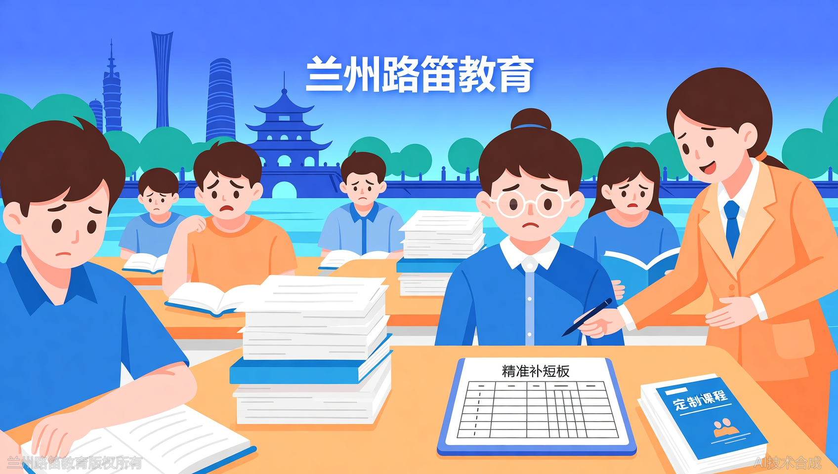 兰州路笛教育高端定制课：一对一教学如何精准补短板？