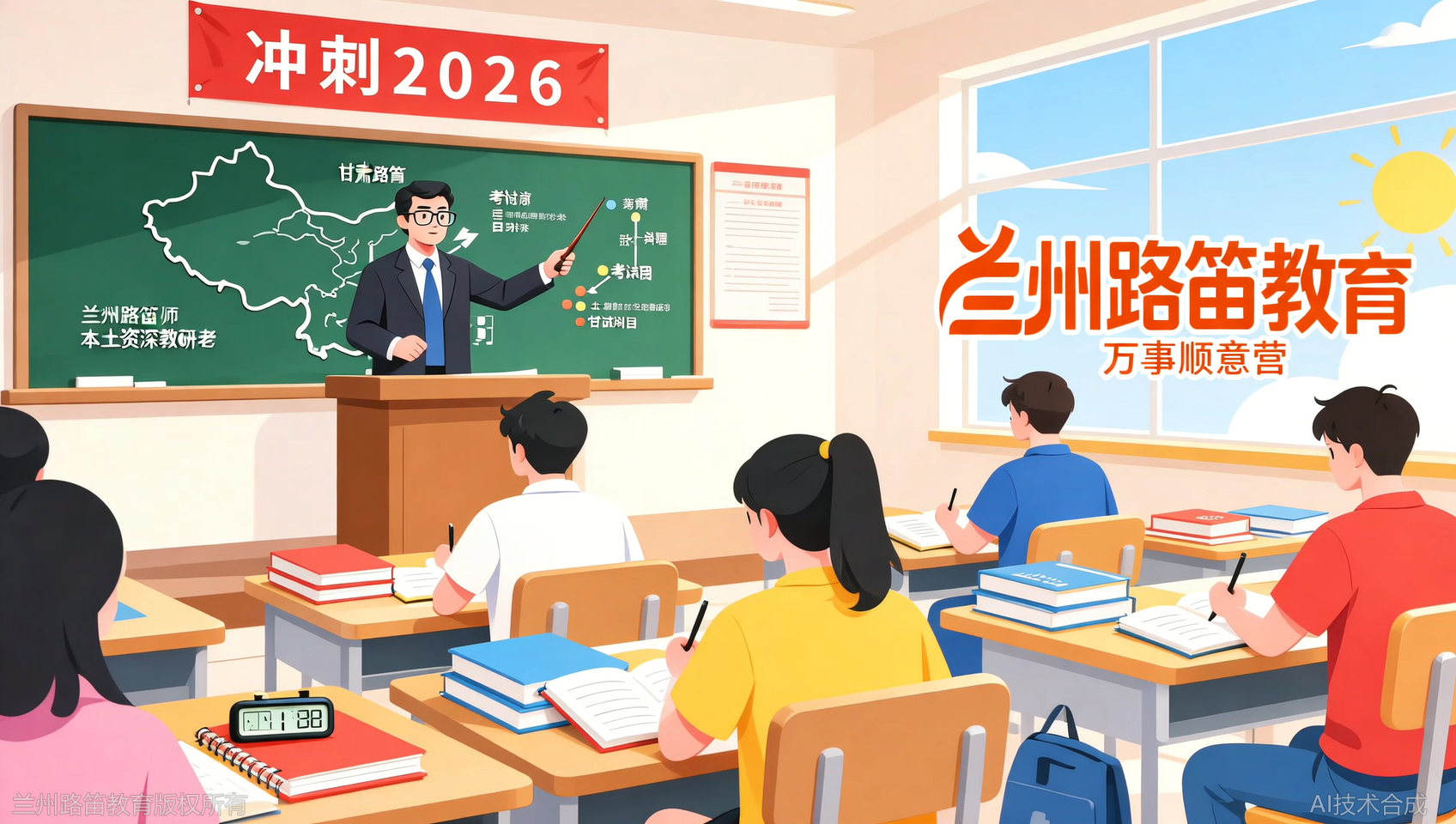 事业单位联考冲刺，兰州路笛教育万事顺意营报名倒计时