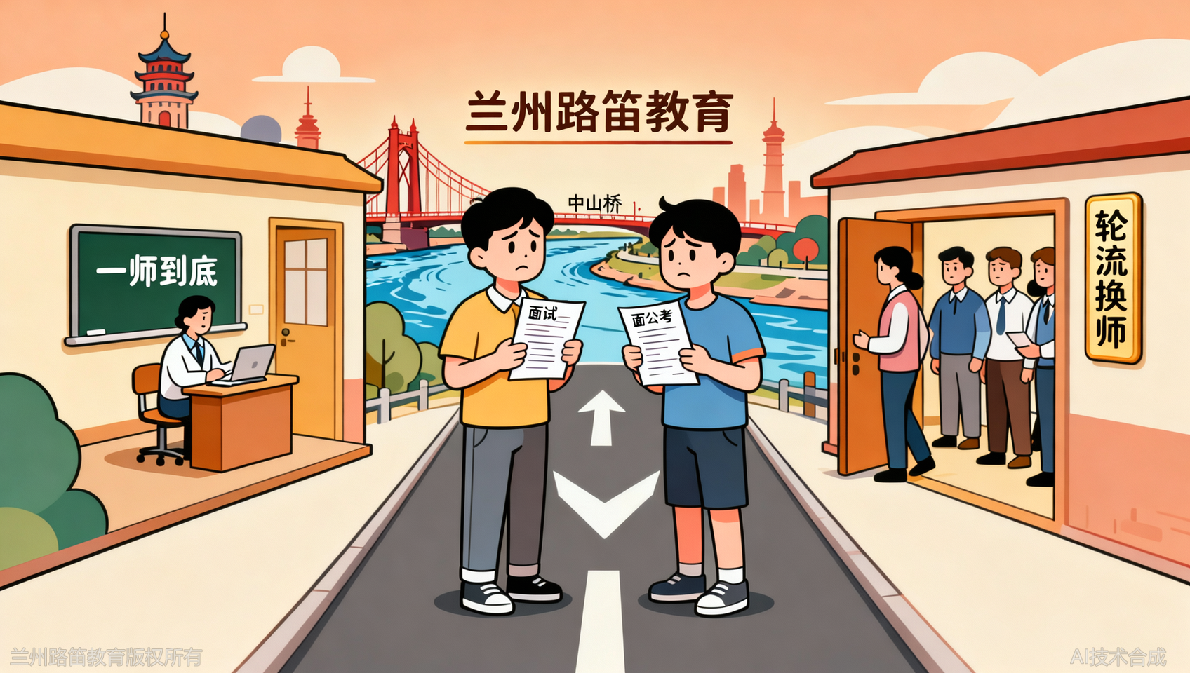 兰州路笛教育&ldquo;一师到底&rdquo;面试班，和轮流换老师有什么不同？