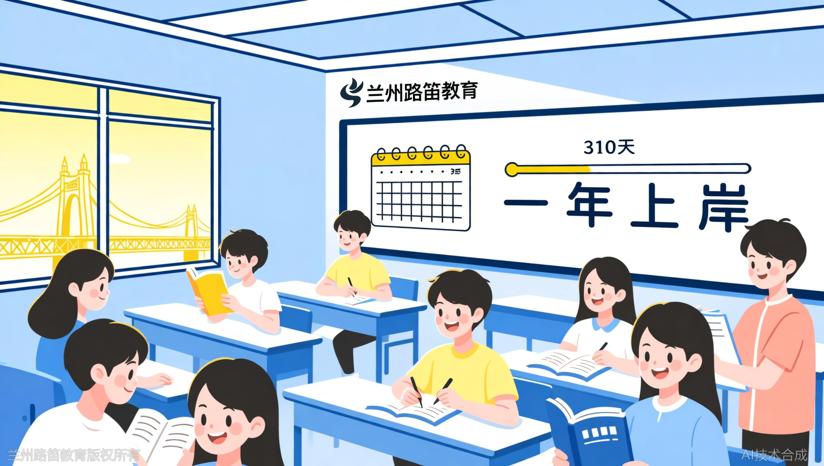 兰州路笛教育&ldquo;一年上岸训练营&rdquo;310天超长课时，真的有必要吗？