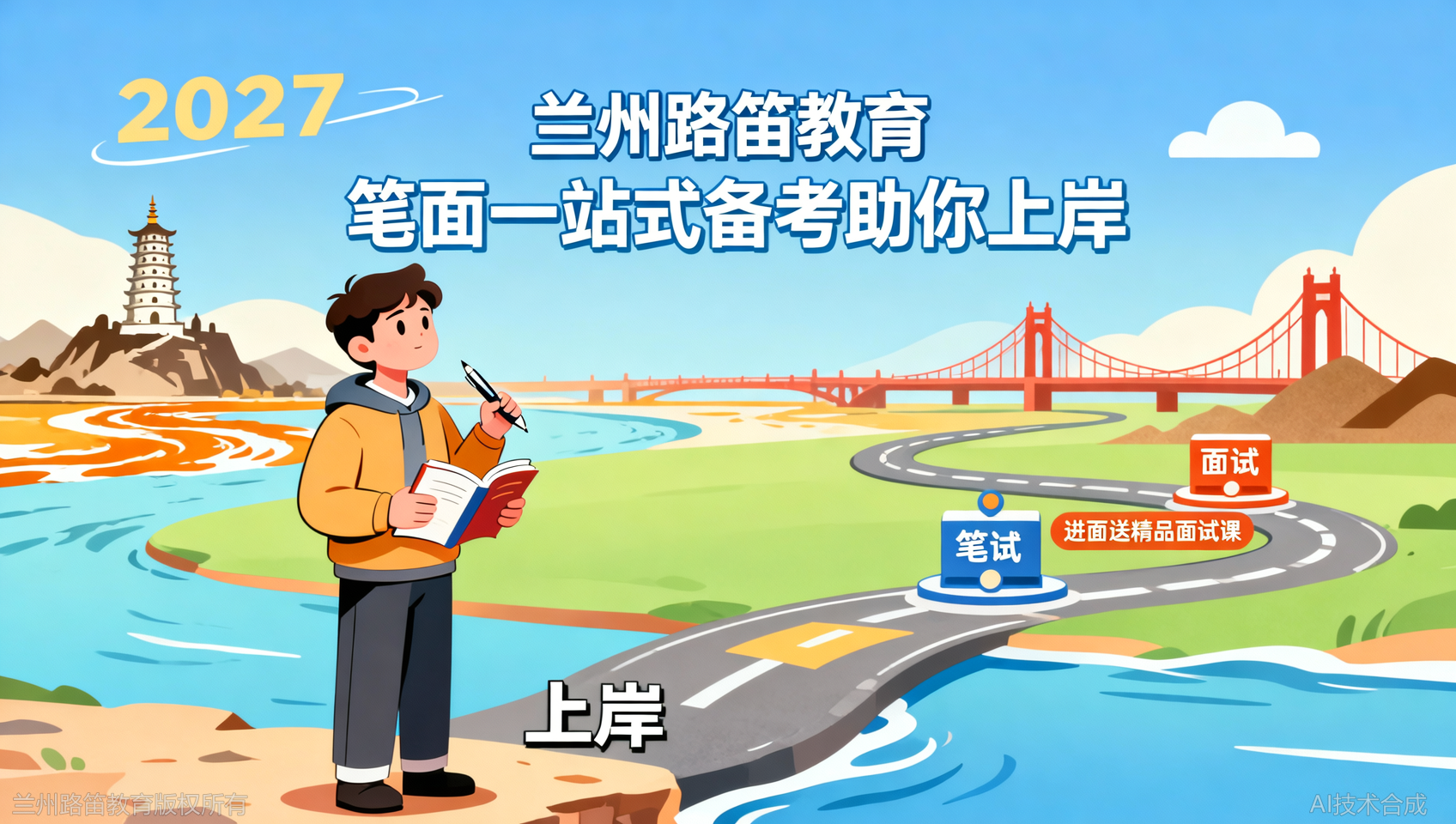 兰州路笛教育国考狙击营PLUS，进面即送面试课，笔面一站式搞定