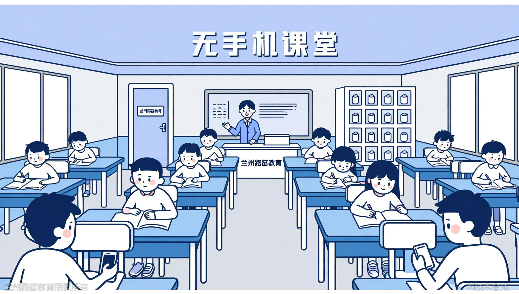 封闭式督学到底有多严？兰州路笛教育&ldquo;无手机课堂&rdquo;真相