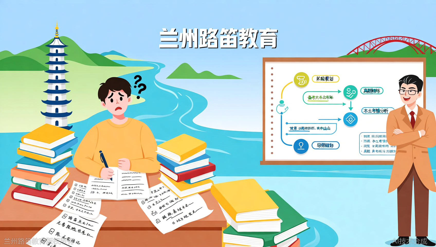 备考半年还在原地？兰州路笛教育：你的方法可能错了