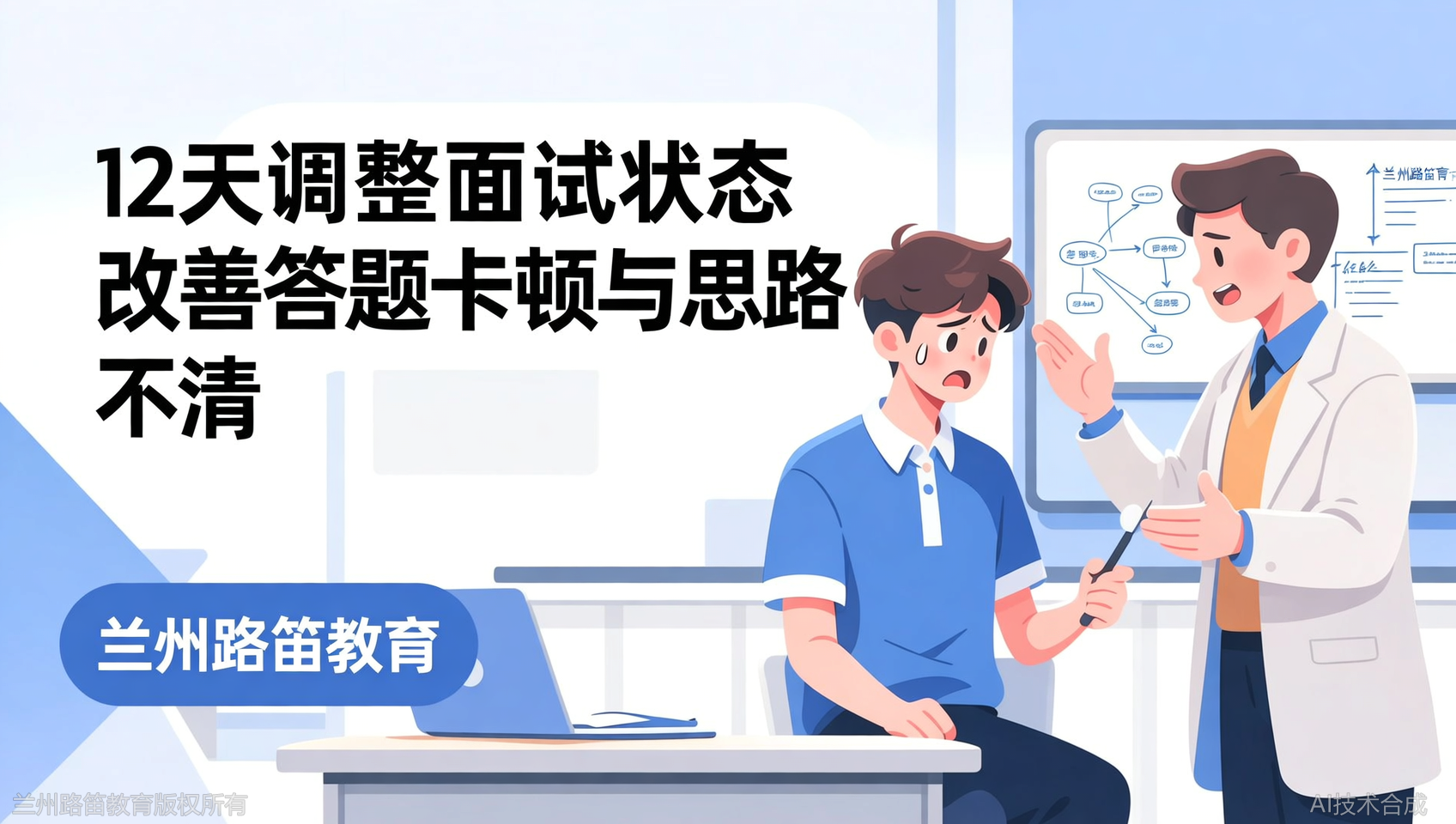 兰州路笛教育面试班：12天改善面试卡顿问题
