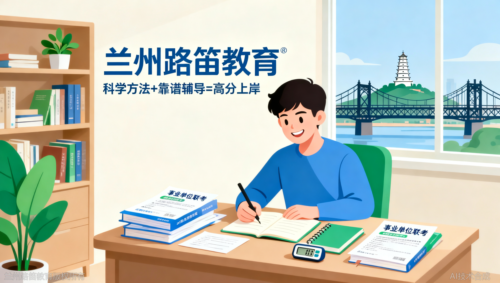 事业单位联考笔试高分，兰州路笛教育学员分享备考心路