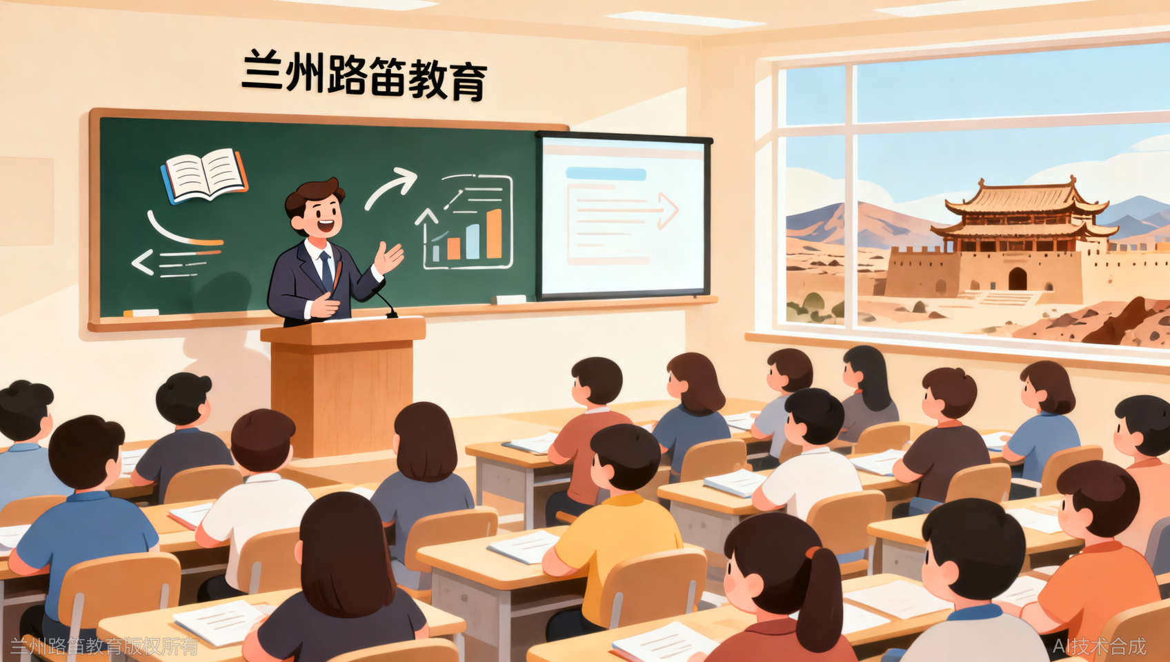 大班教学vs中小班教学，兰州路笛教育为什么坚持30-100人？