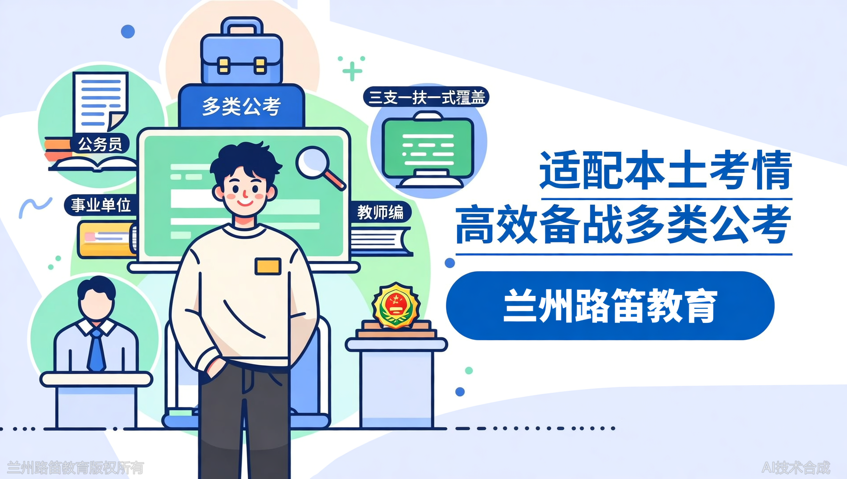 选调生、事业单位、国省考全都要？兰州路笛教育一站式全覆盖