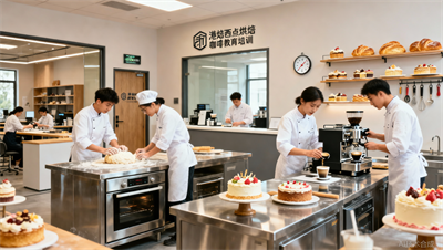 毕业不是终点：港焙国际西点培训学校湖州校区学员返校进修网红款式技术