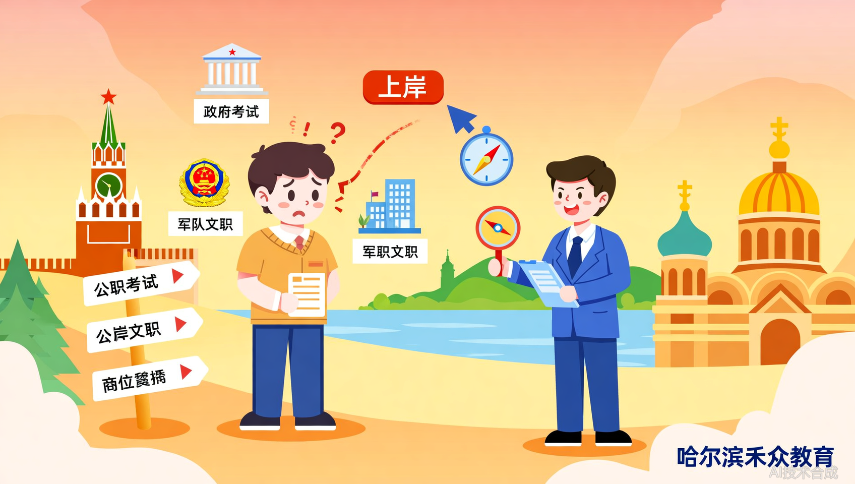 现在报名享全程选岗指导，哈尔滨禾众教育助你精准上岸