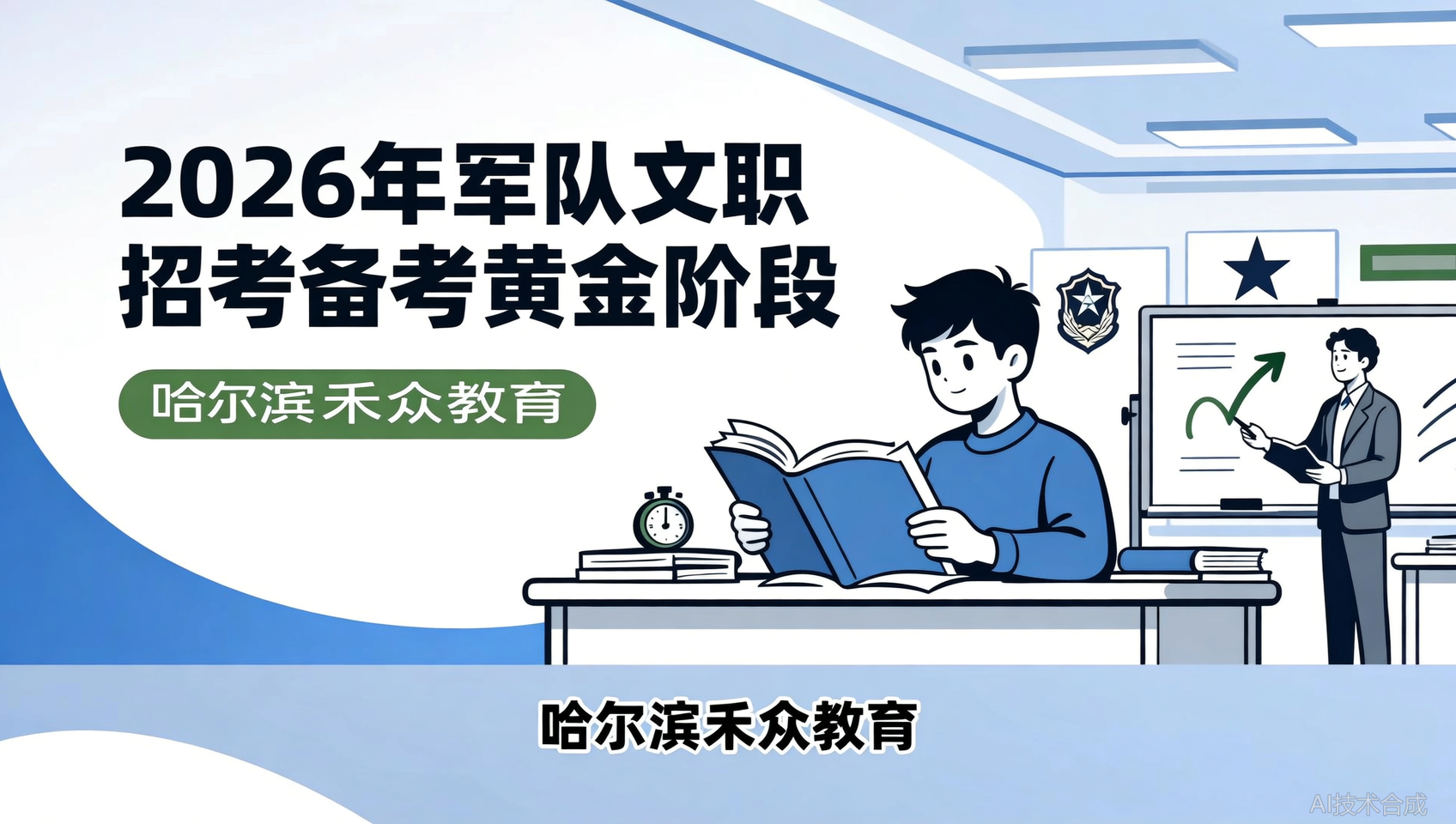 2026文职备考黄金期，哈尔滨禾众教育笔试全程班火热开课