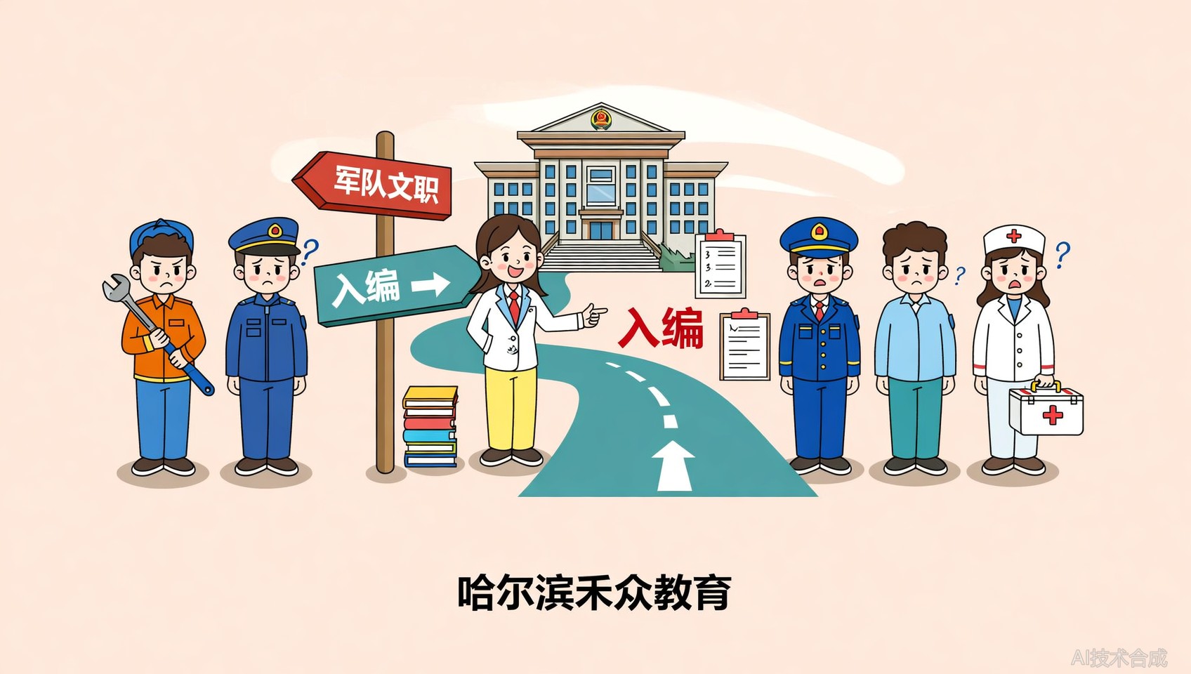 技能岗司机、保管员、炊事员也能入编？哈尔滨禾众教育给你答案