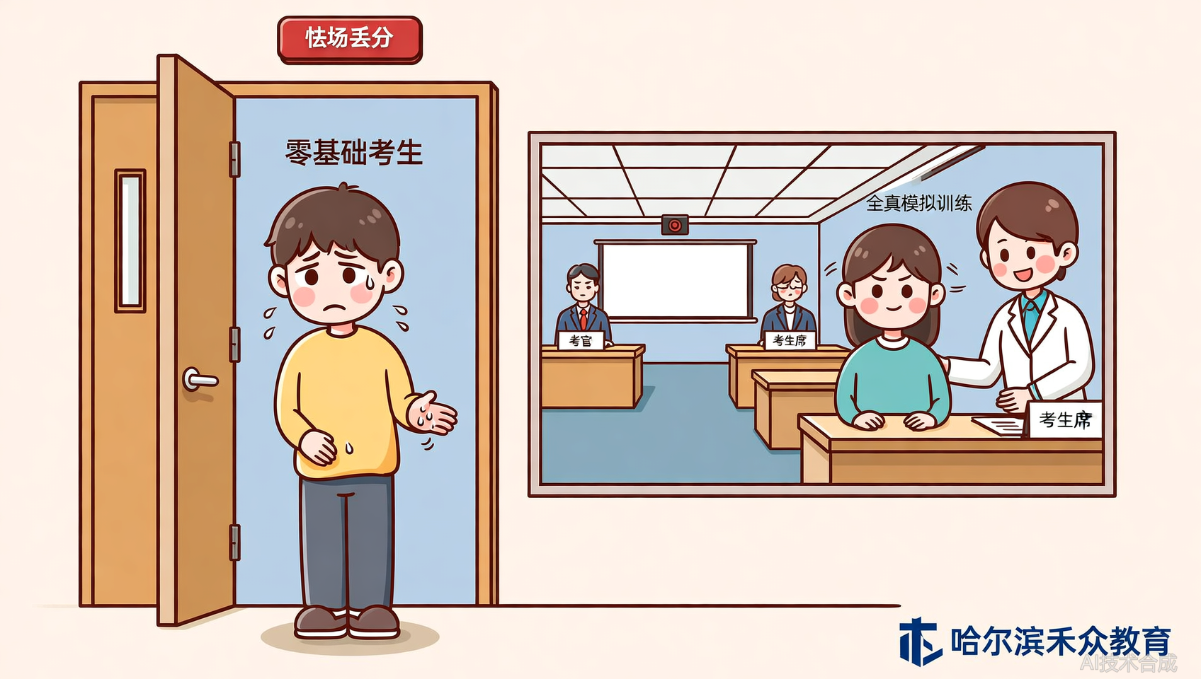 面试小白如何提升？哈尔滨禾众教育集训营全真模拟等你来