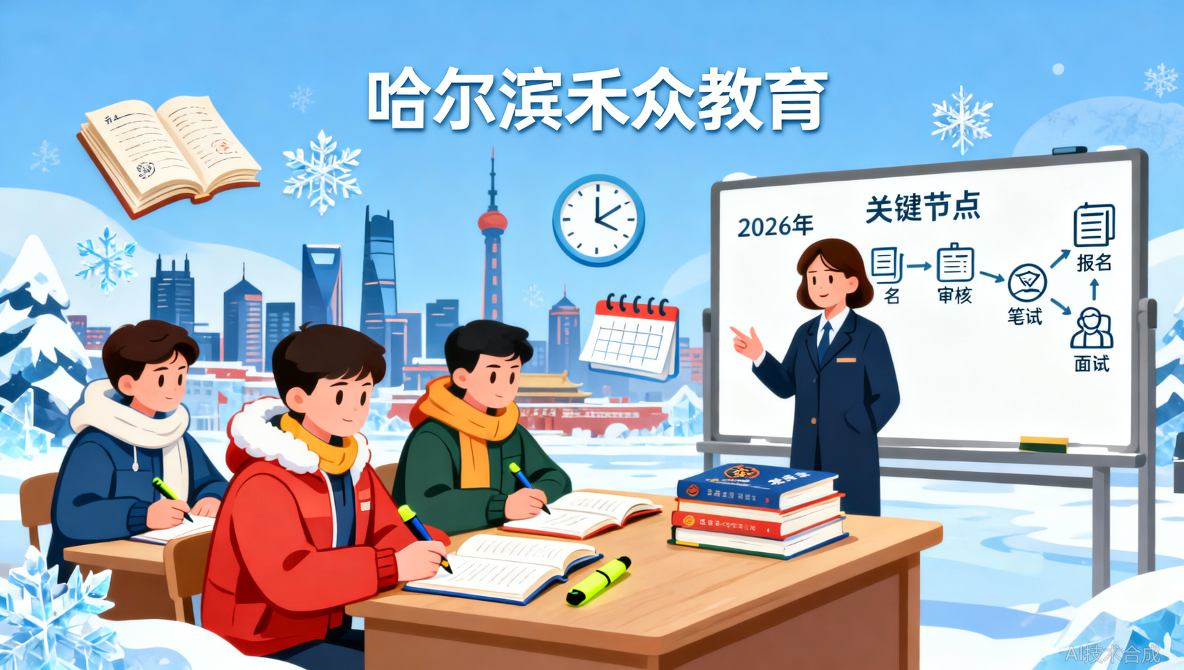 2026年军队文职招考在即，哈尔滨禾众教育提醒你这些时间节点
