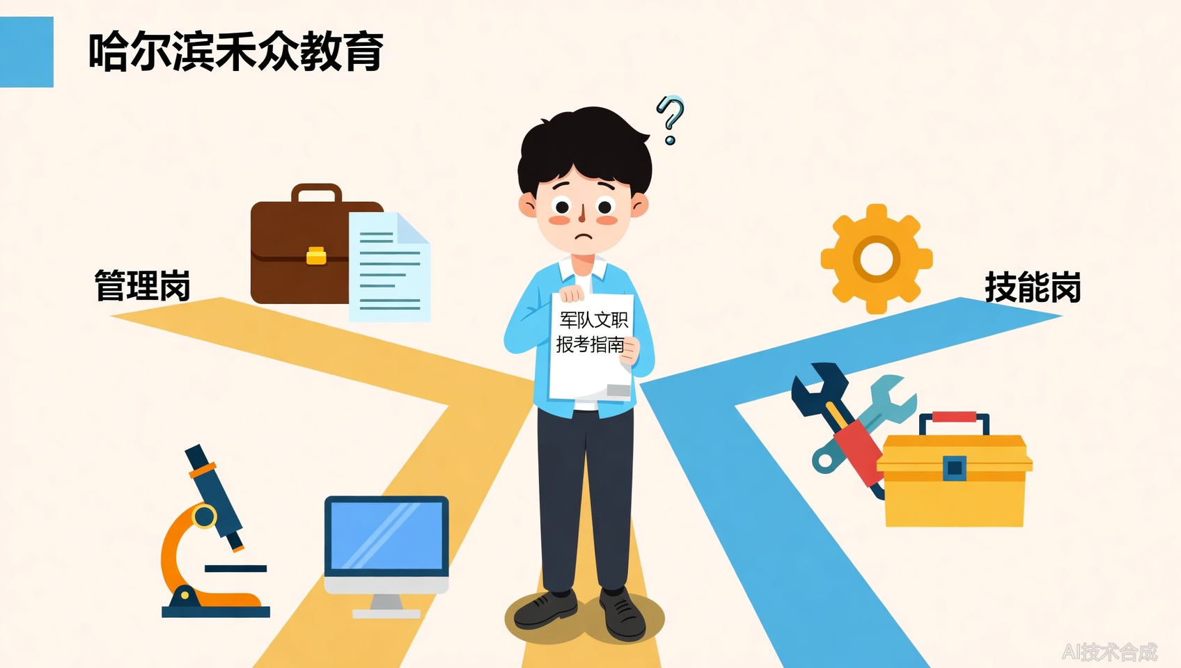 管理岗、技术岗、技能岗怎么选？哈尔滨禾众教育一文讲透