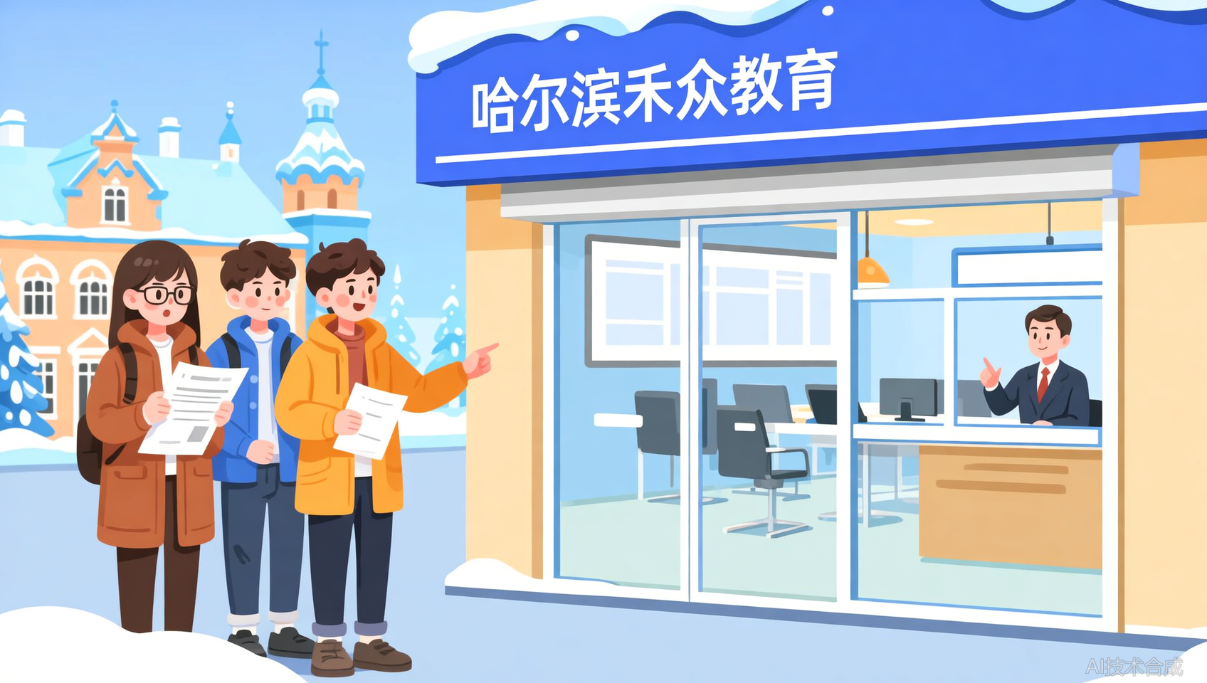 别只看宣传，哈尔滨禾众教育欢迎同行对比师资和环境