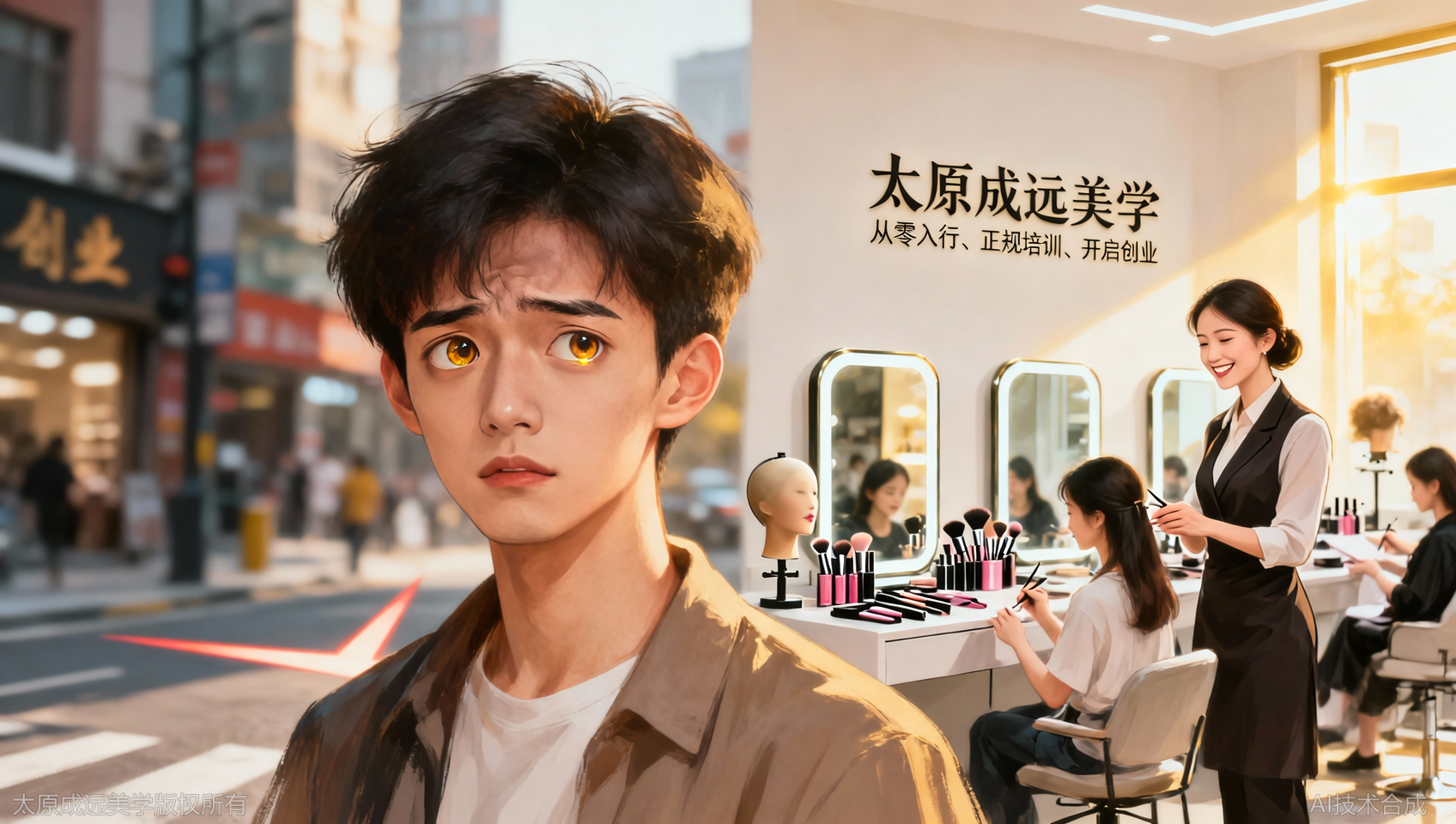 想创业但没方向？太原成远美学告诉你，美业是永不落幕的朝阳产业