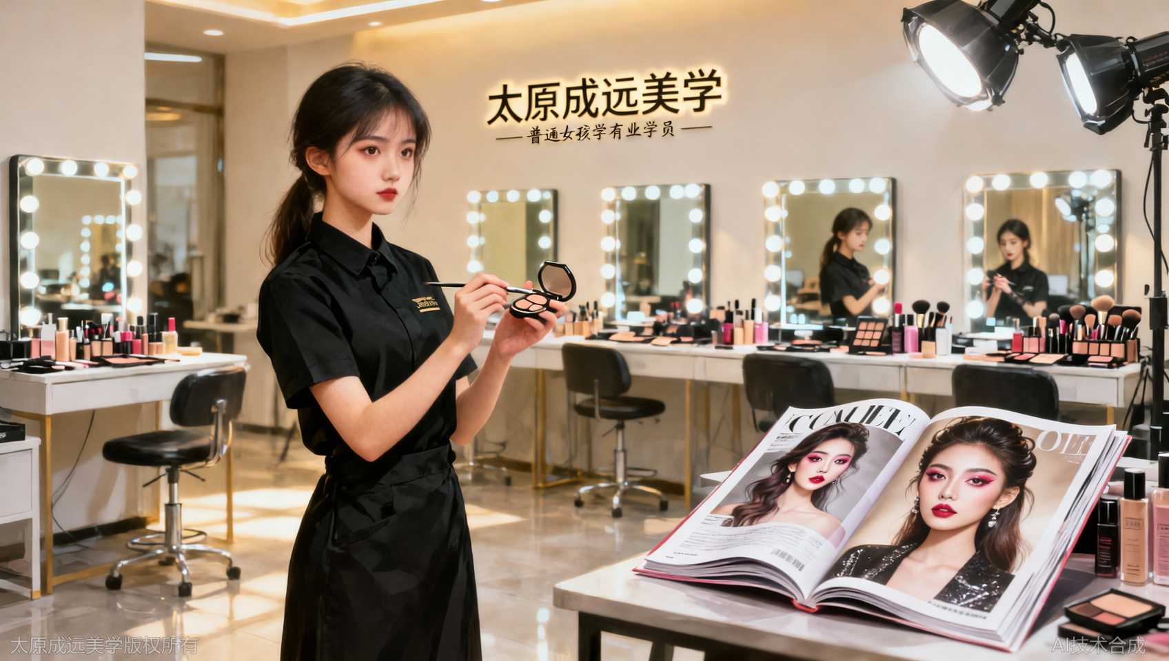 太原成远美学学员作品登上时尚杂志，来看看她们的追梦之旅