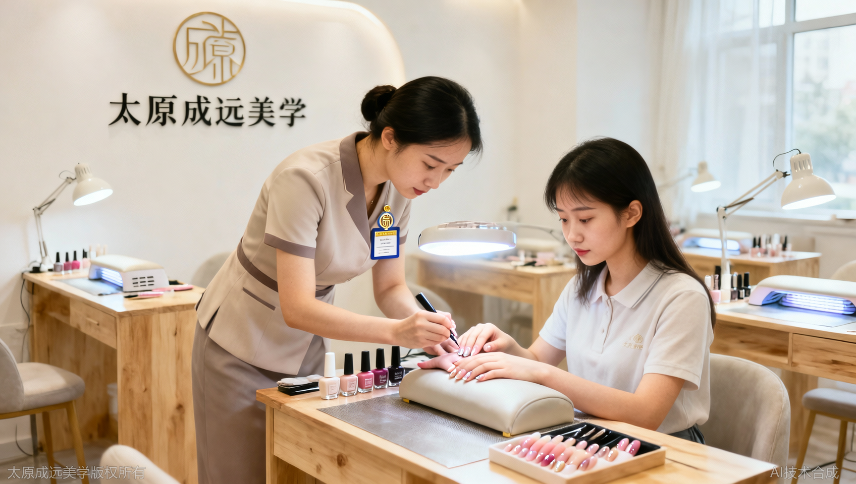 在太原，想学纯正的日式美甲？太原成远美学有认证导师亲自授课