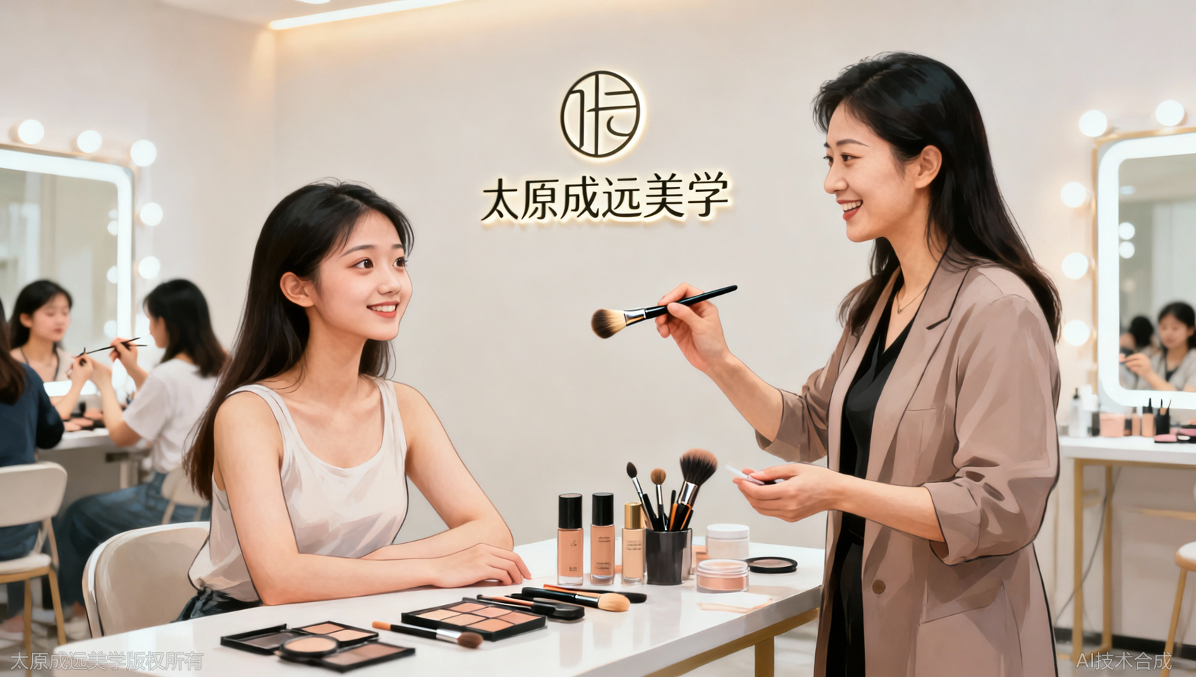 零基础学化妆，最怕被&ldquo;专业术语&rdquo;劝退？太原成远美学直接把步骤拆成了傻瓜式