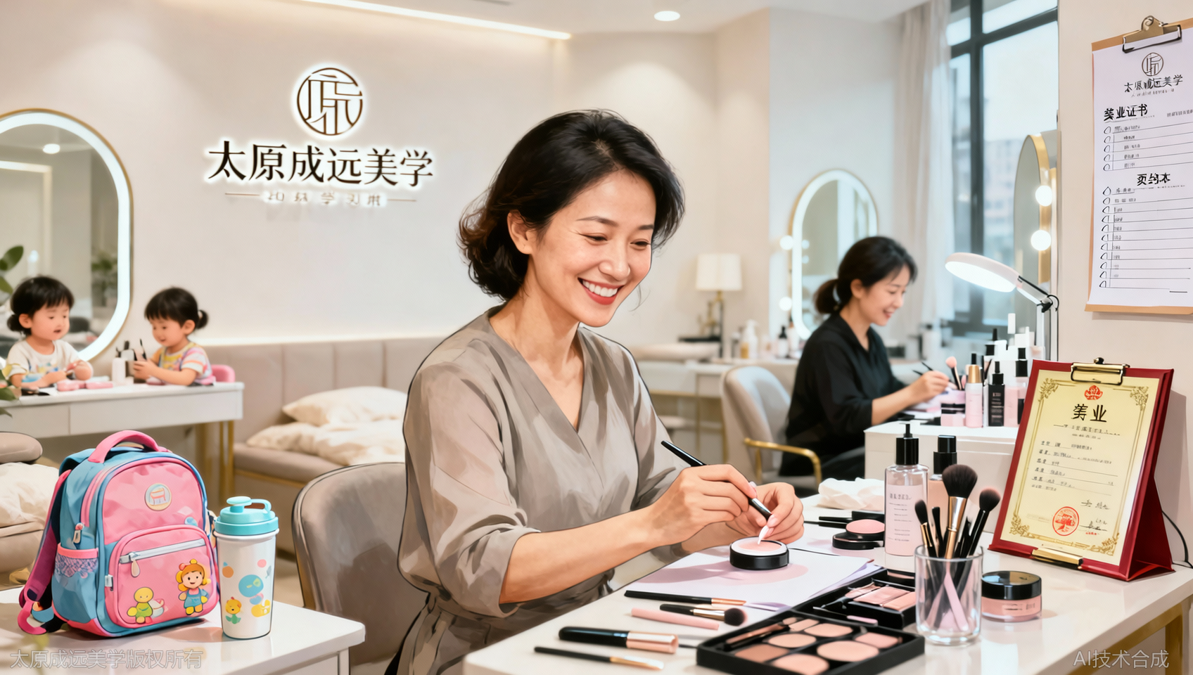 太原成远美学学员故事：全职妈妈如何在这里重拾自信与事业
